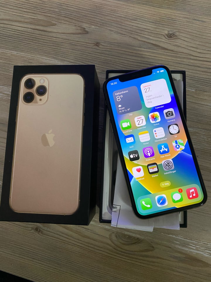 iPhone 11 Pro Max, 64 GB, guld