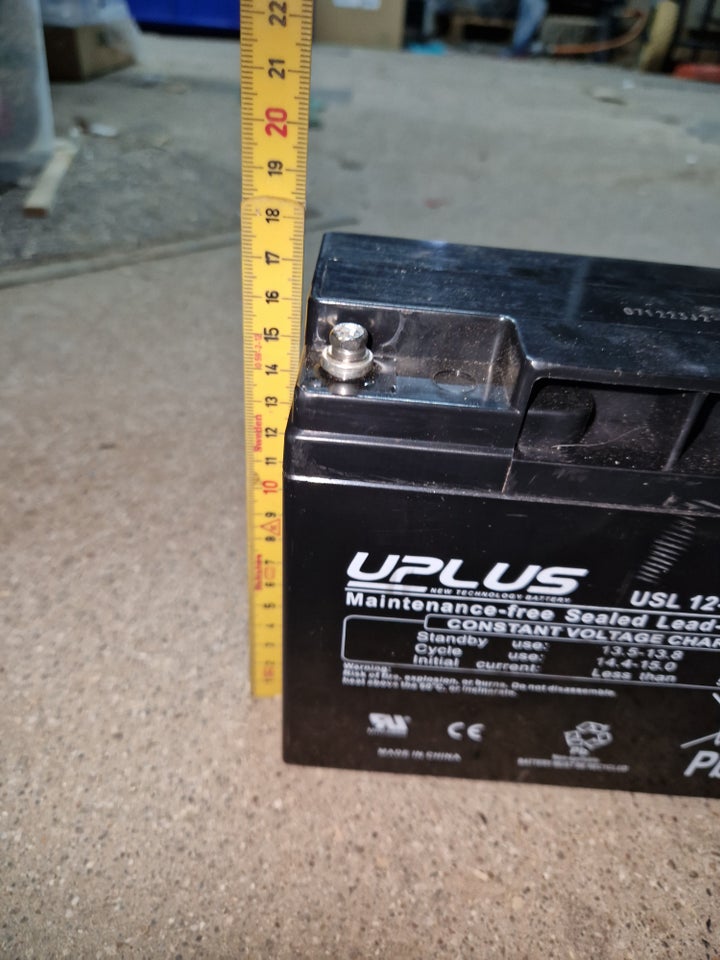 Batteri Uplus 12 volt 18 amp