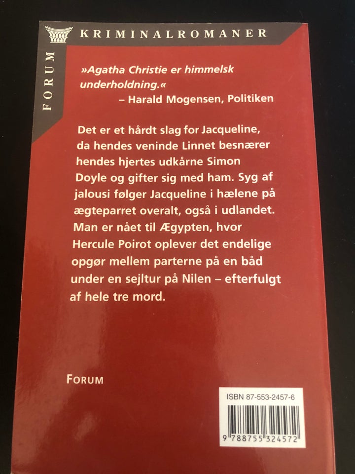 Døden på Nilen , Agatha christie,