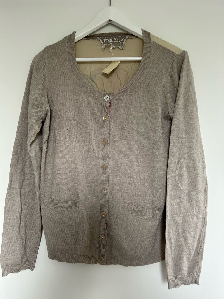 Cardigan, Creme fraich mm, str. 42