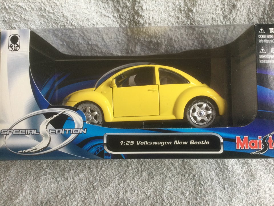 Modelbil, VW New Beetle, skala 1:25