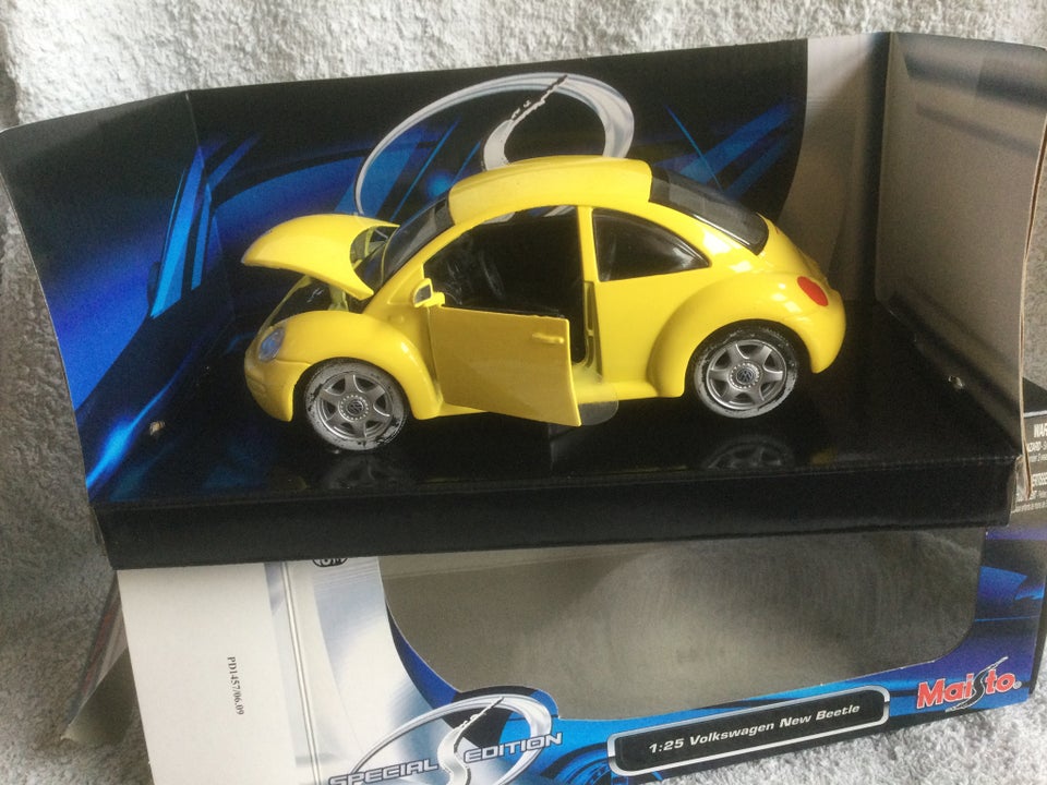 Modelbil, VW New Beetle, skala 1:25