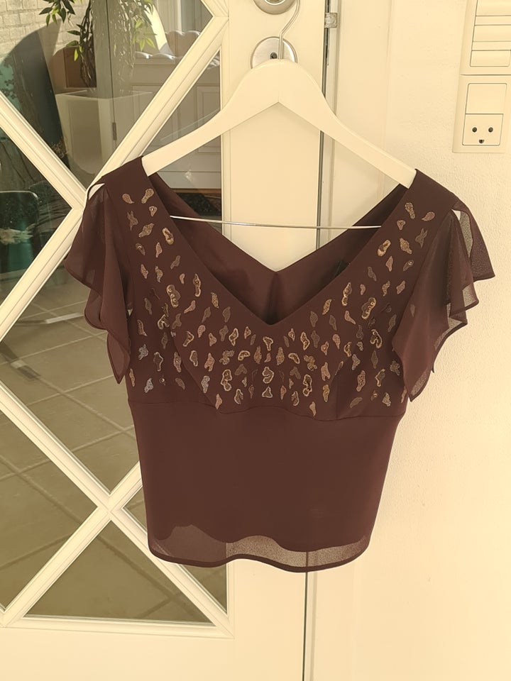 Bluse, Molly-Jo - Brun, str. 40