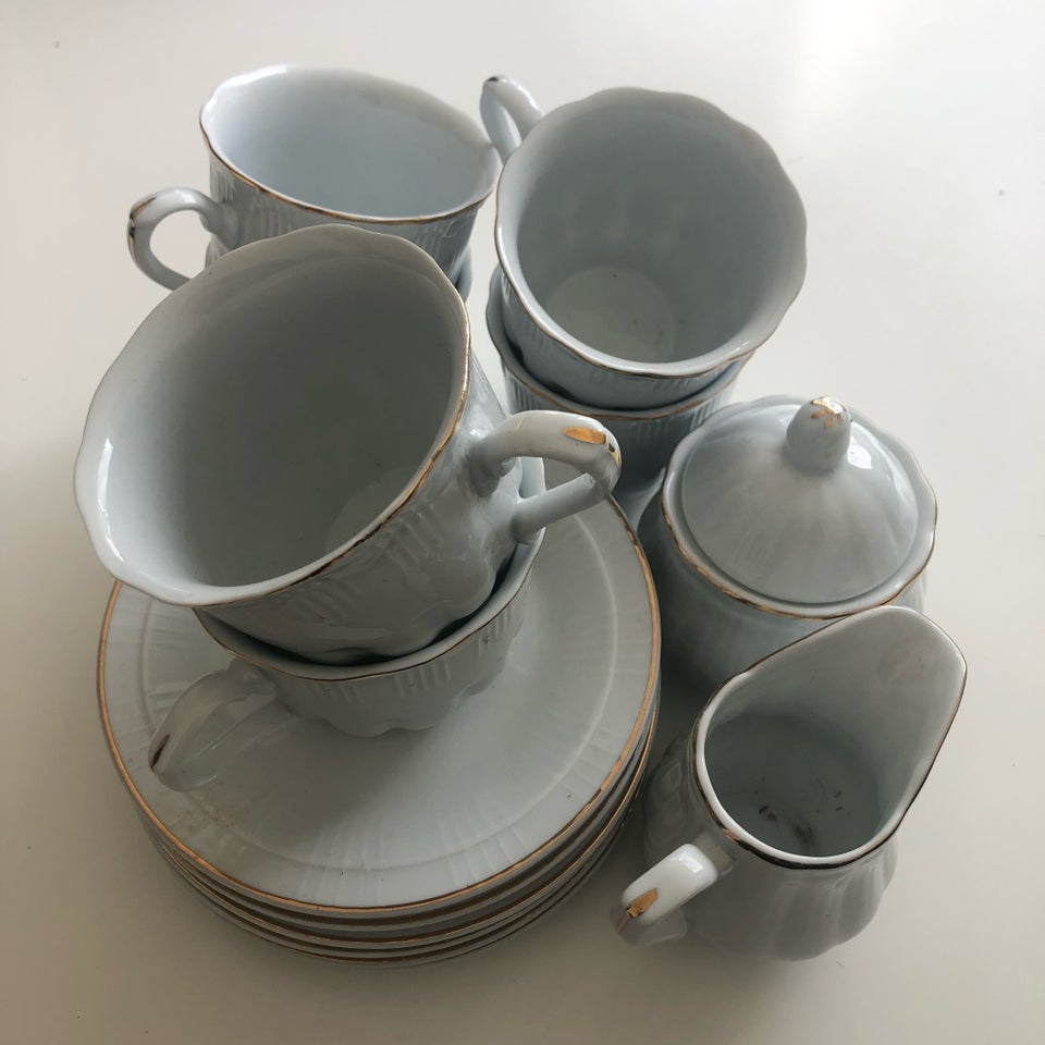 Porcelæn Kaffestel med