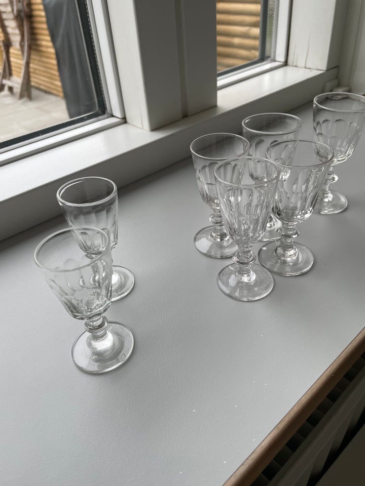 Glas, Gamle snapseglas og