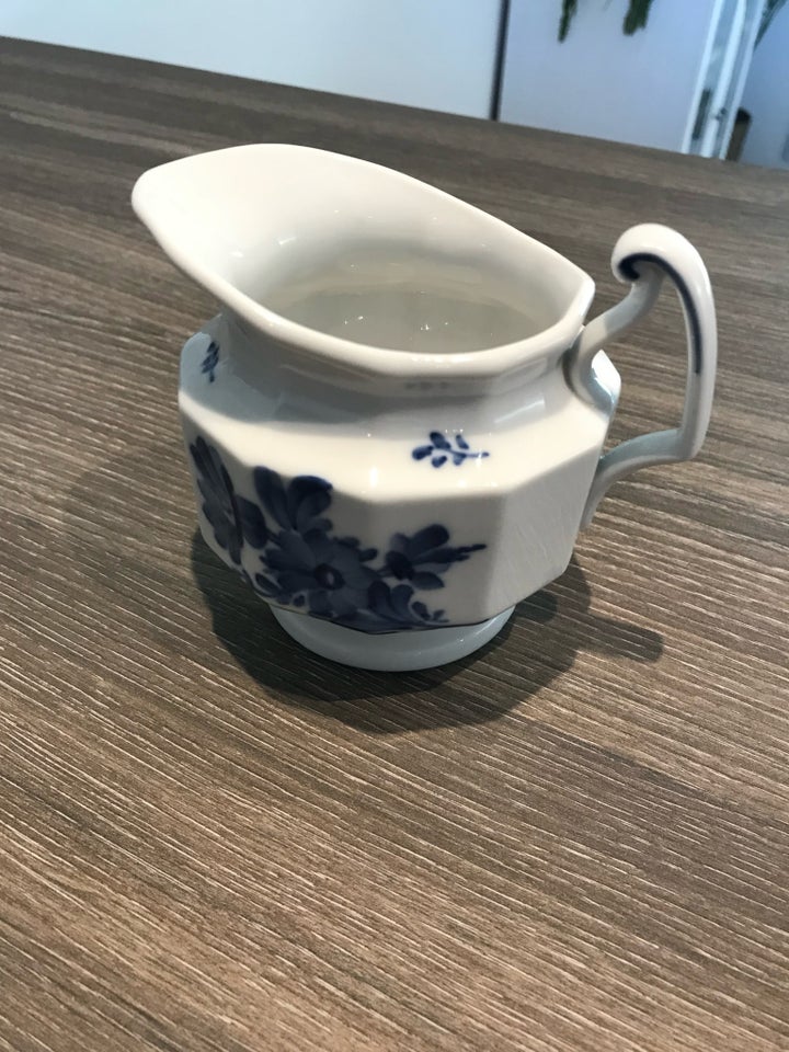 Porcelæn, Flødekande, Blå Blomst