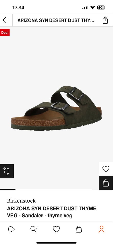 Sandaler, Birkenstock, str. 42