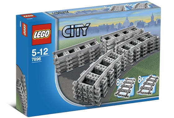 Lego Tog 7896 Straight  Curved