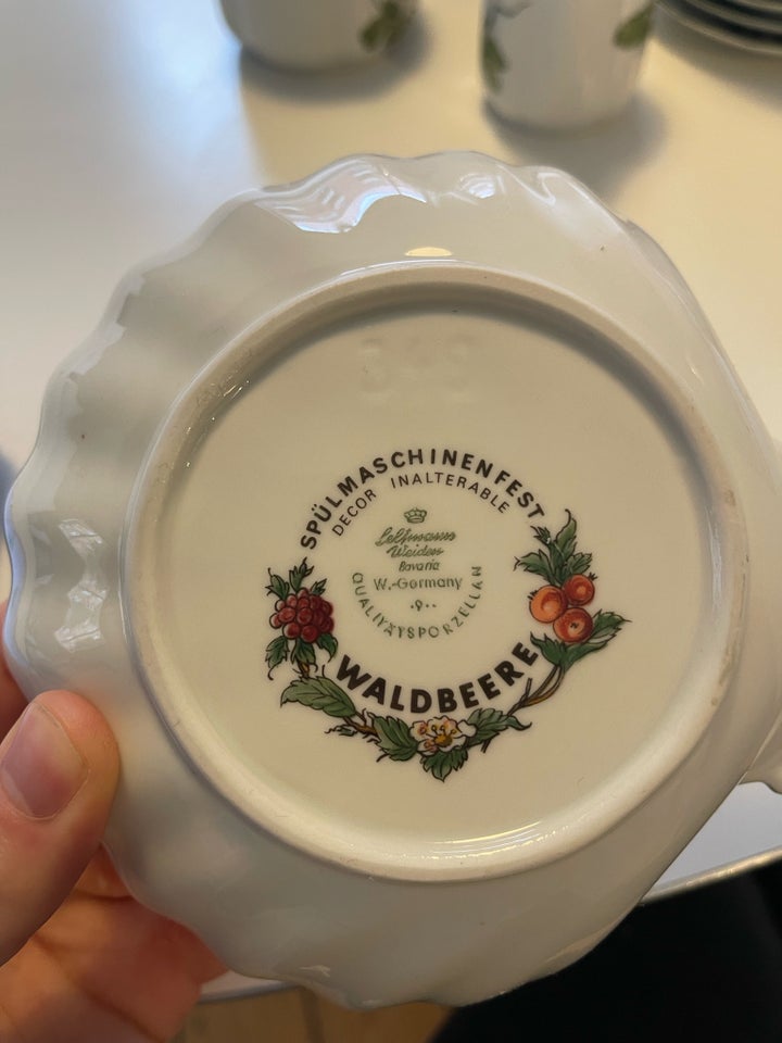 Porcelæn, Porcelæn til kaffestel ,