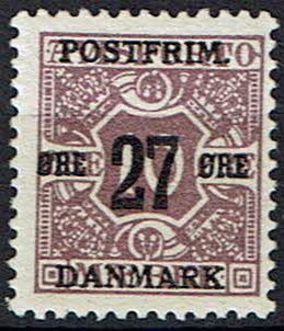 Danmark, postfrisk, bogtryk