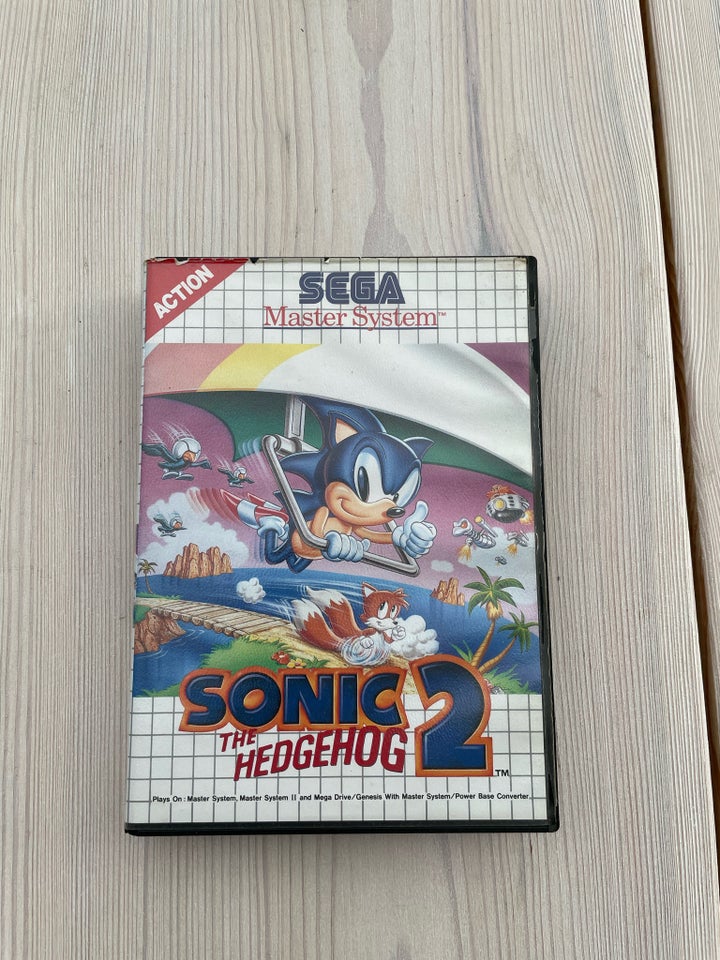 Sonic 2 i kasse Sega Master System