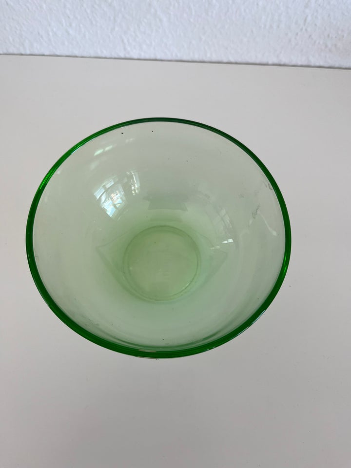 Flot grøn glas Iittala skål 12 dia 7