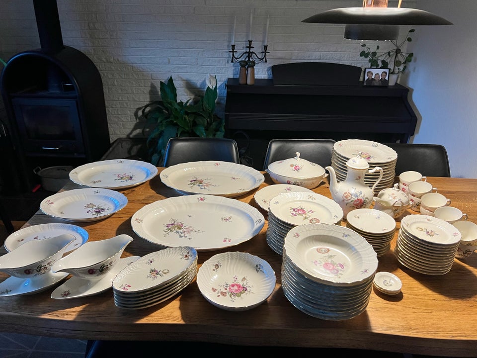 Porcelæn, Spise og kaffestel,