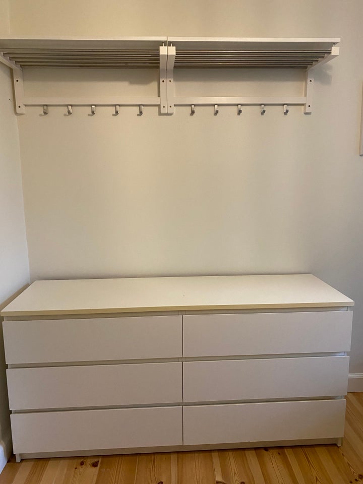 Garderobestang og kommode, IKEA