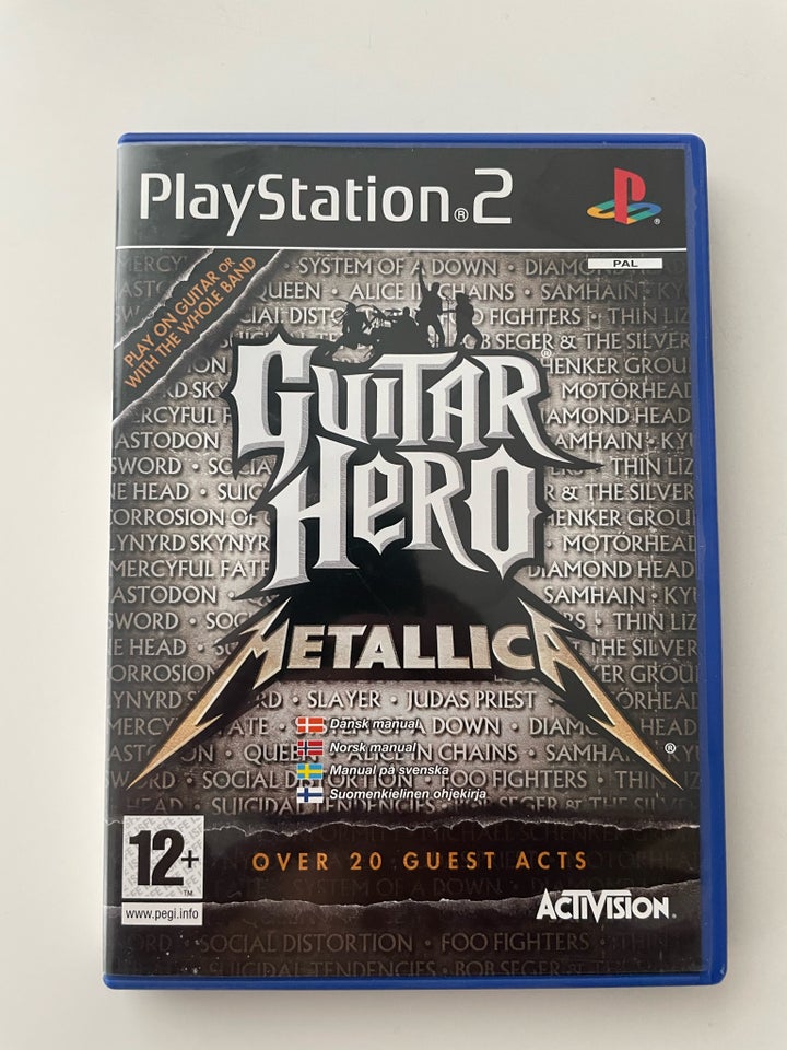 Guitar Hero Metallica, PS2,