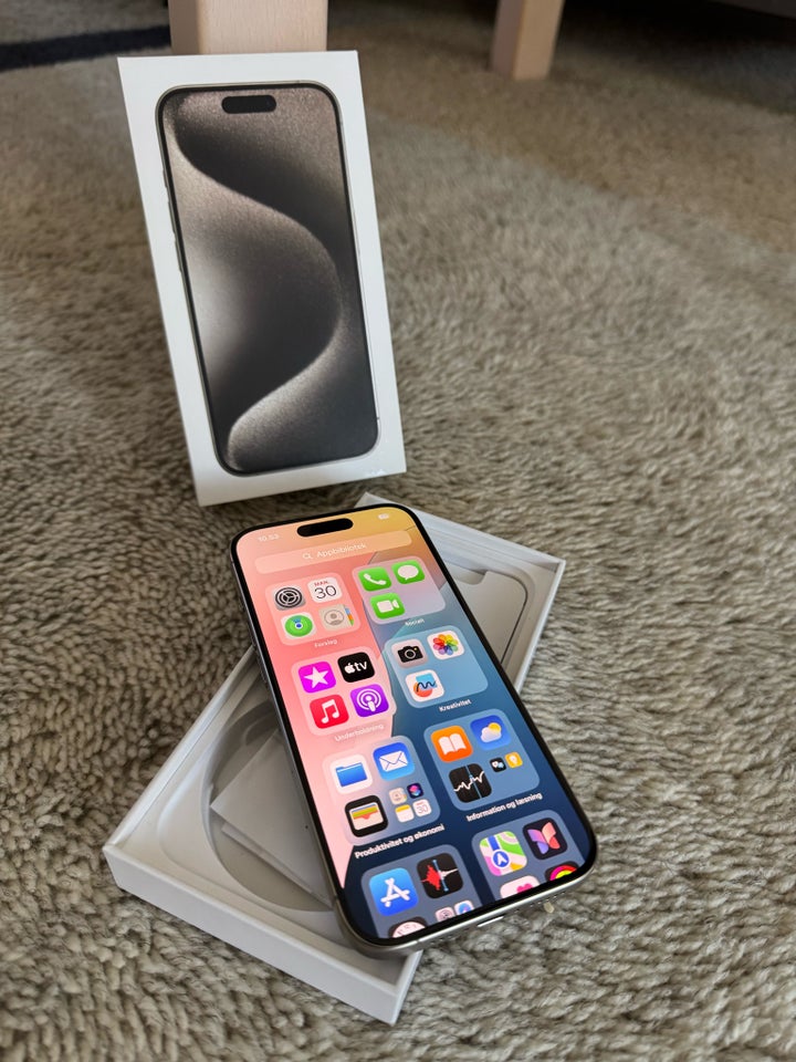 iPhone 15 Pro, 128 GB, Perfekt