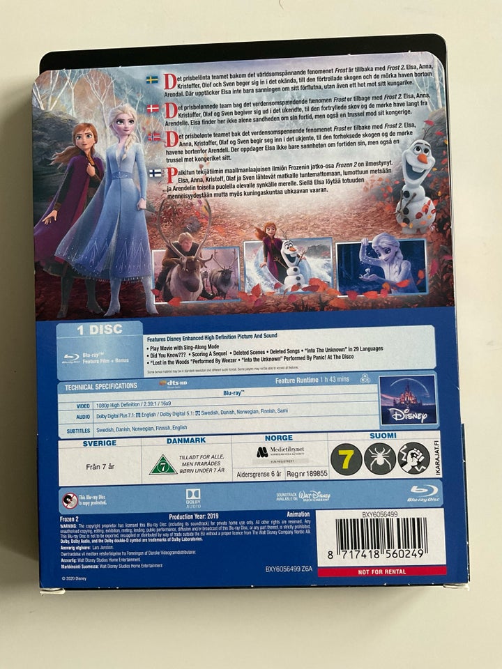 Frozen 2 metalbox Blu-ray