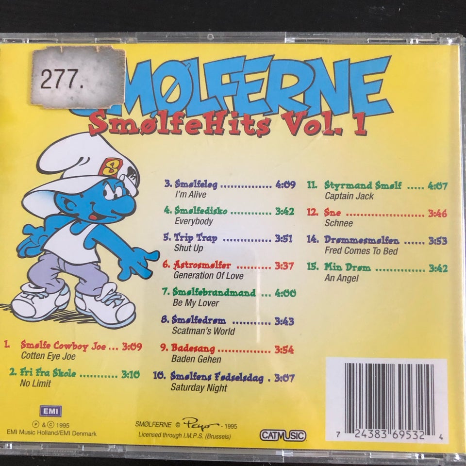 Smølferne: Smølfehits Vol. 1,