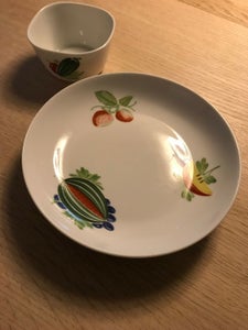 Porcelæn Skål og dyb tallerken 