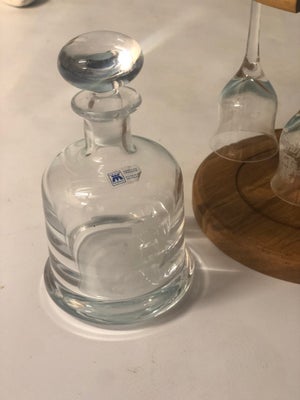 Glas Karaffel og glas krystal