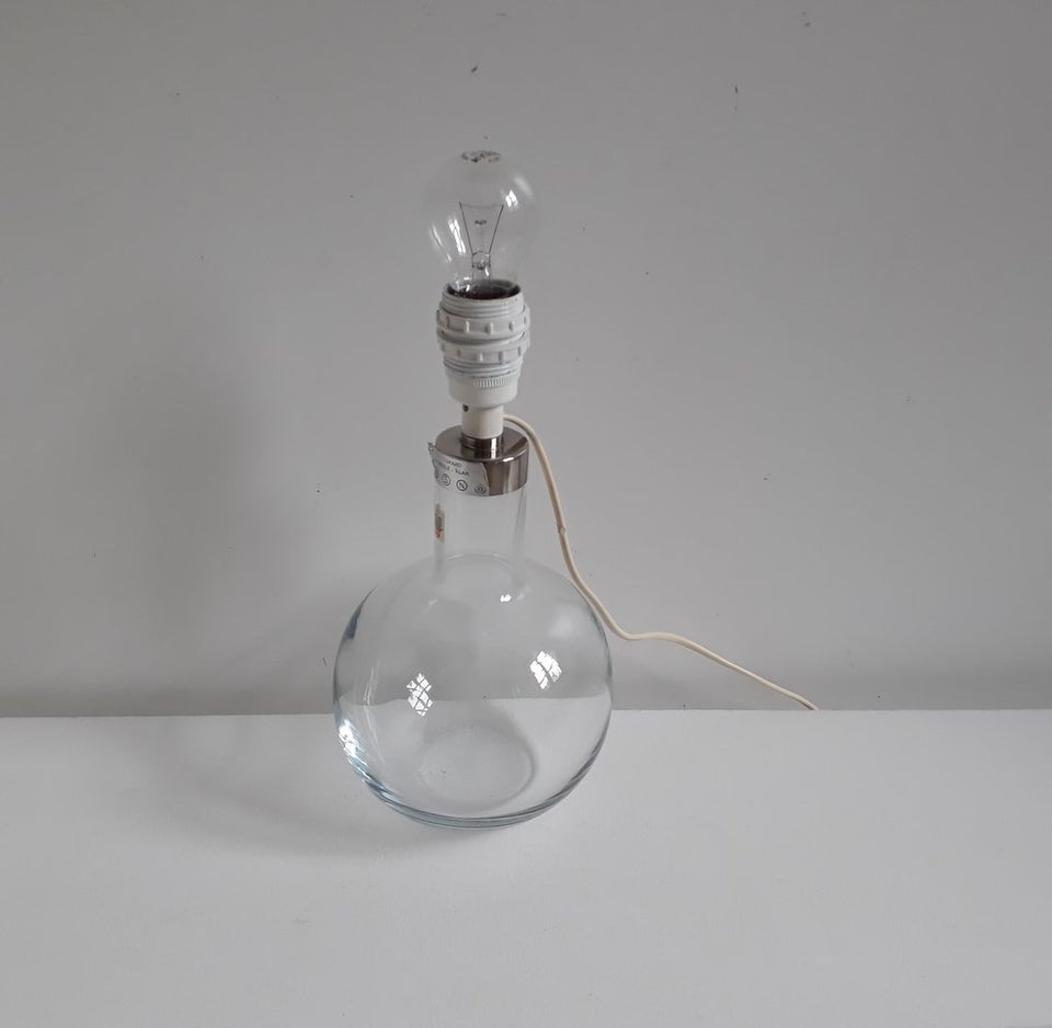 Bordlampe Glas, Glaslampe, Lampe