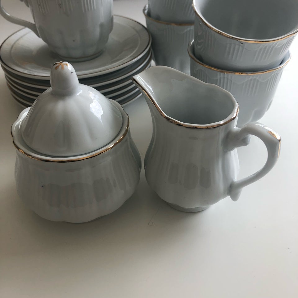 Porcelæn Kaffestel med