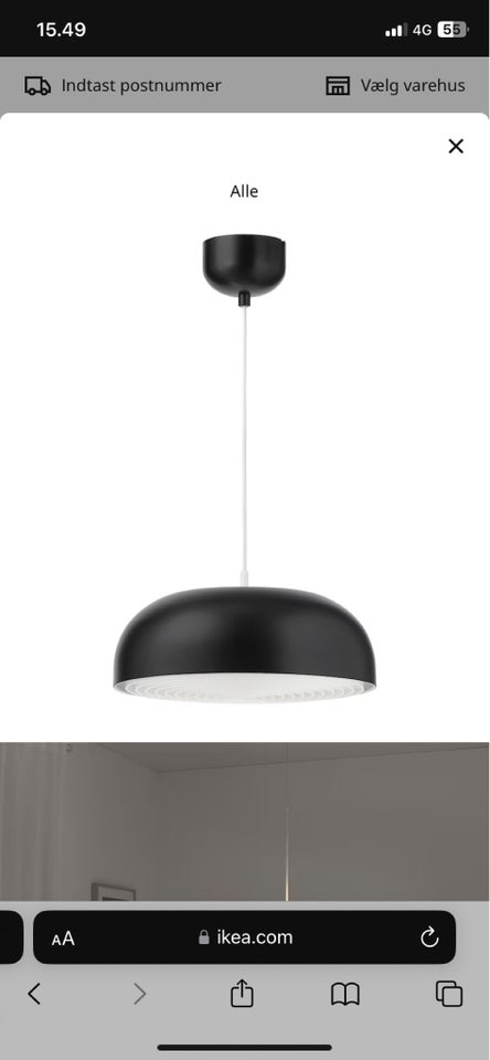 Anden loftslampe Ikea