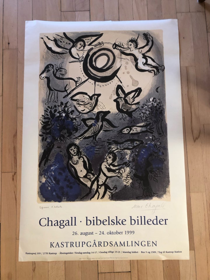 Udstillingsplakat, Chagall,