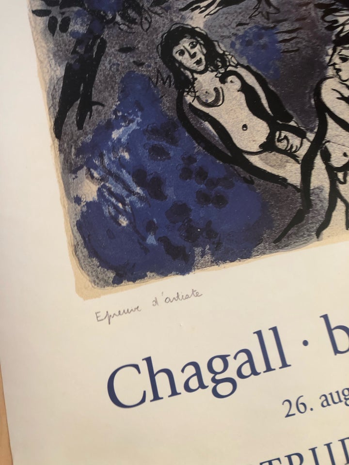 Udstillingsplakat, Chagall,