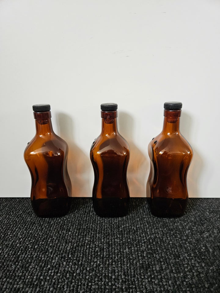 Glas Retro flasker/ brune