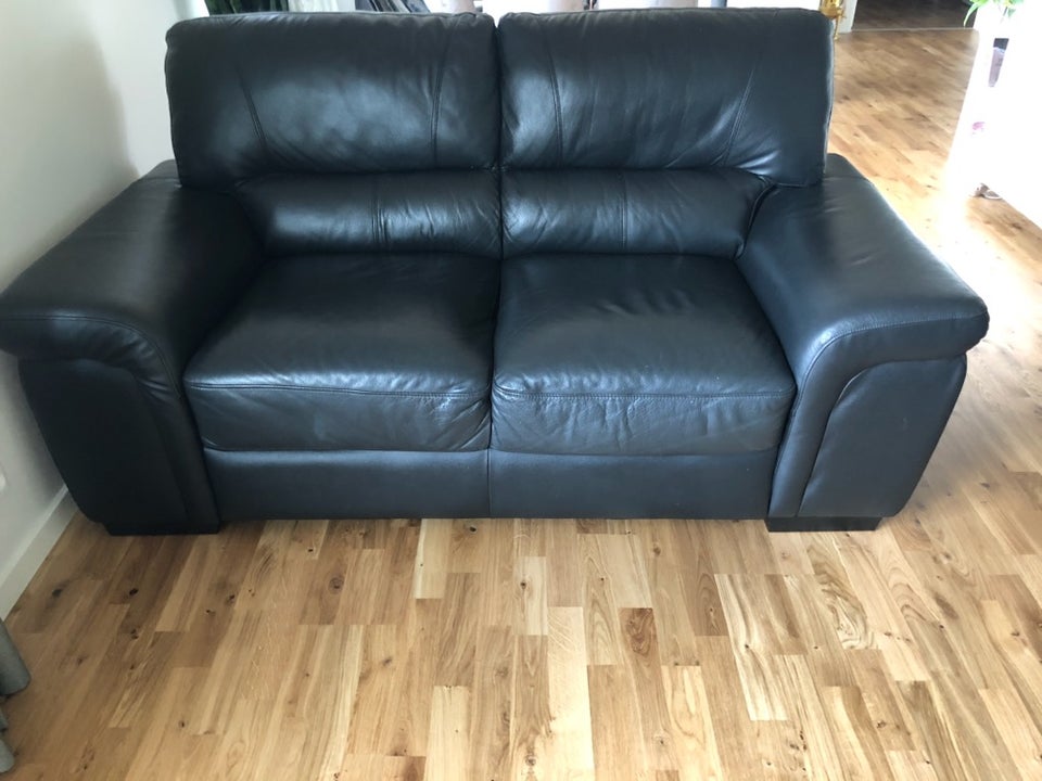 Sofa, læder, 2 pers.