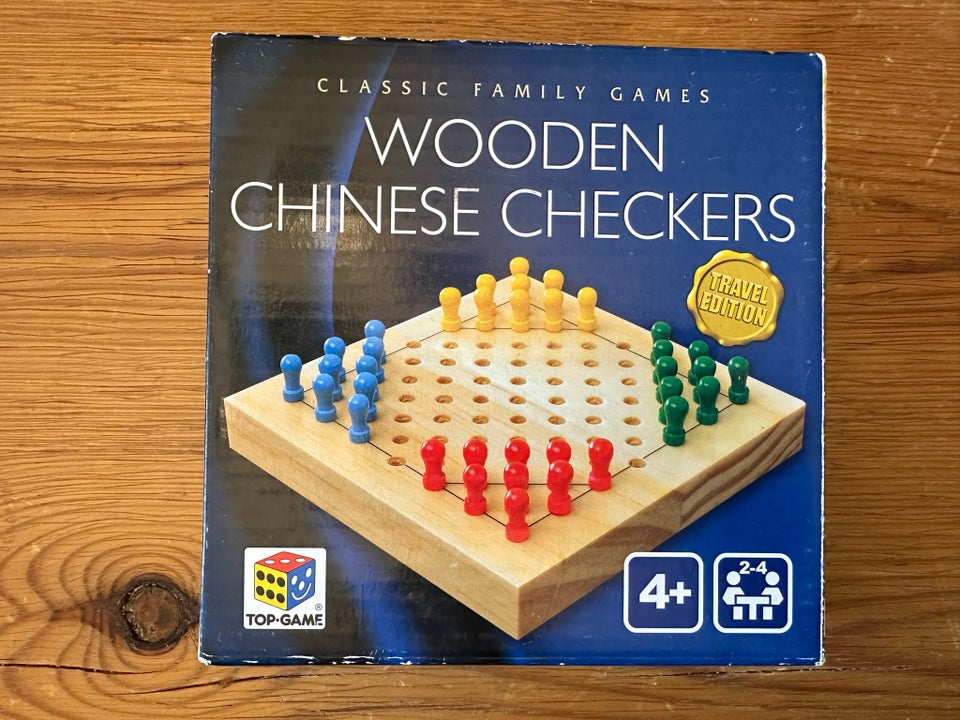 Wooden chinese checkers, brætspil