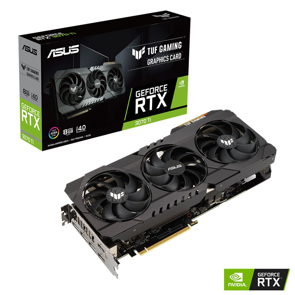 RTX 3070 Ti ASUS TUF, 8 GB RAM,