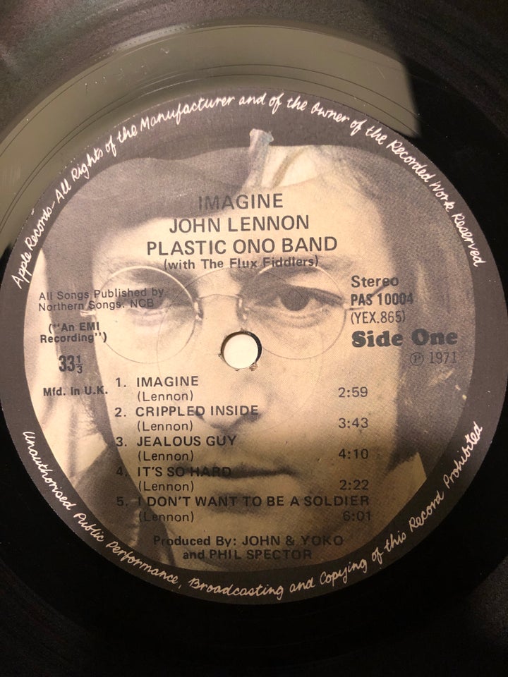 LP, John Lennon - plastic Ono band,