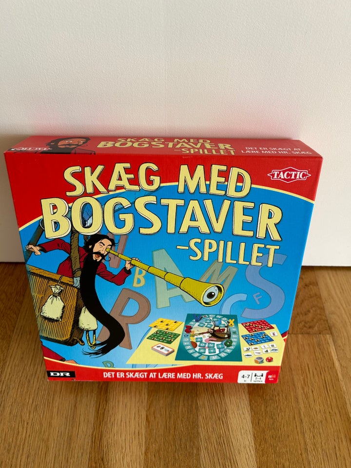 Hr. Skæg med bogstaver-spillet,