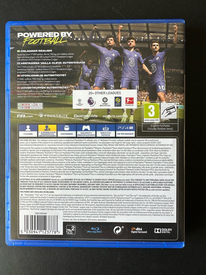 FIFA22, PS4, sport