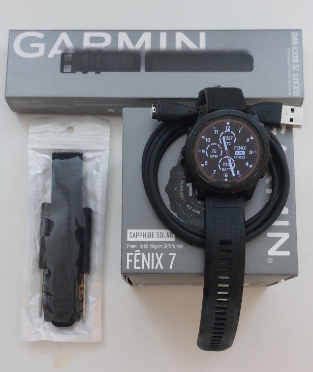 Løbeur Garmin Fenix 7 sapphire