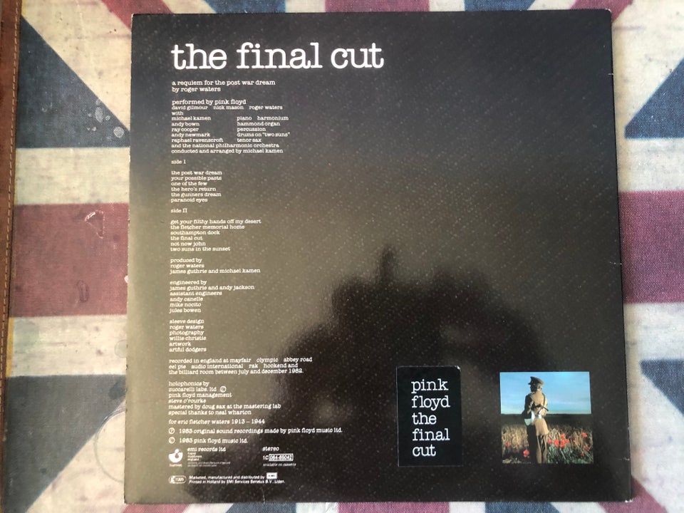 LP Pink Floyd The final cut