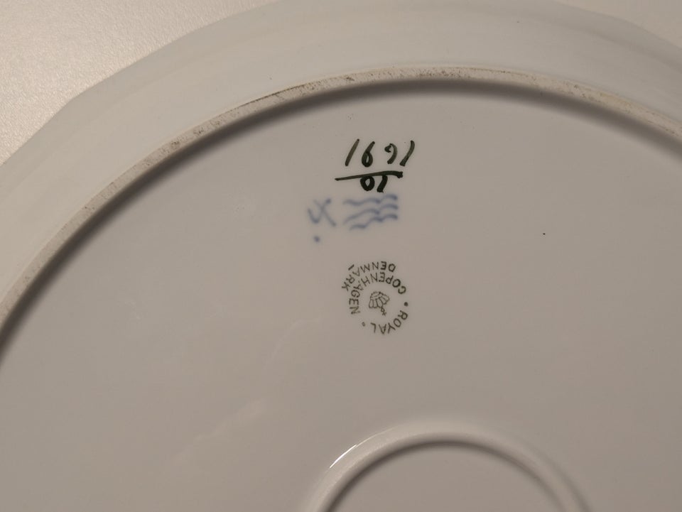 Porcelæn, Fad RUND