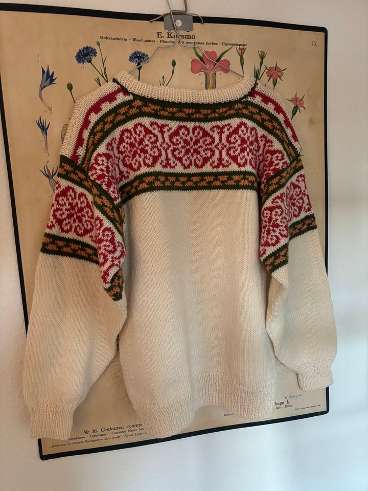 Sweater, Hjemmestrikket, str. M