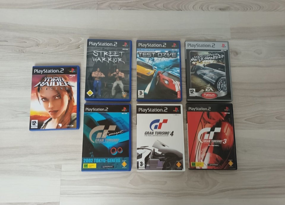 Bilspil Sportsbiler, PS2, racing