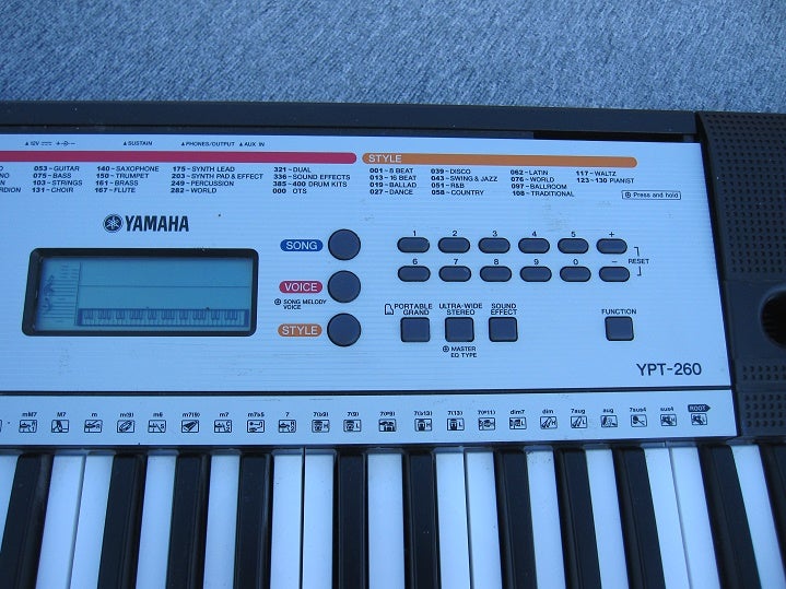 Keyboard, Yamaha YPT-260