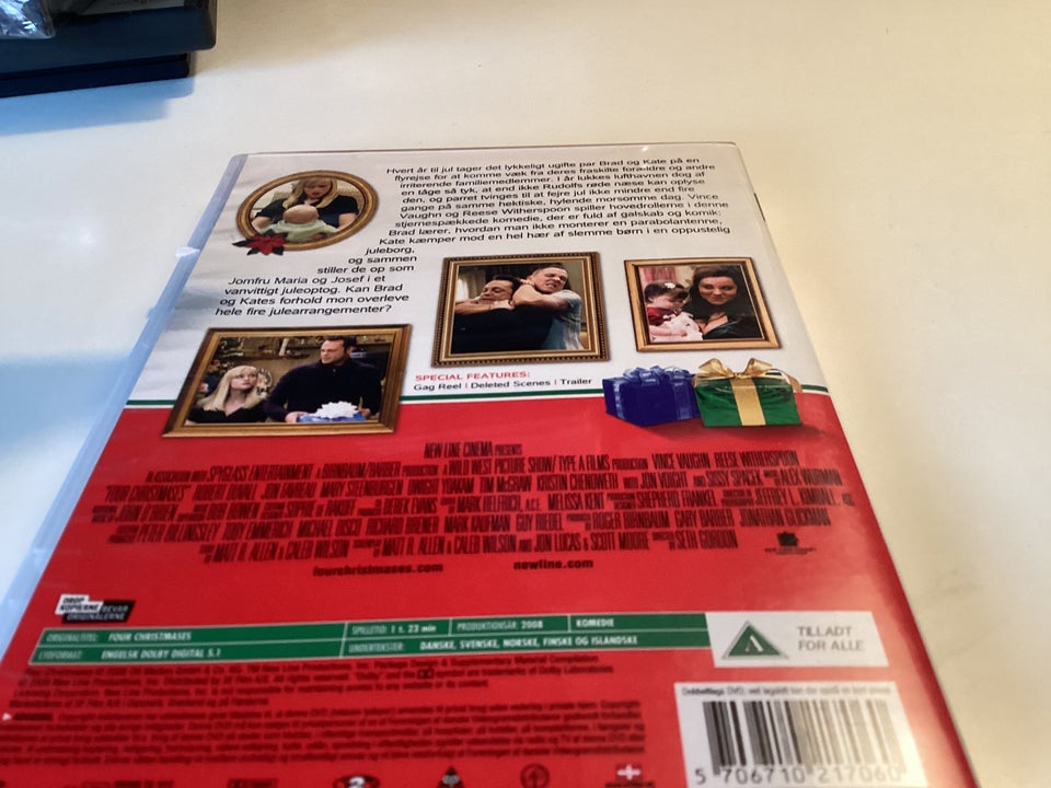 Four christmases , DVD, komedie