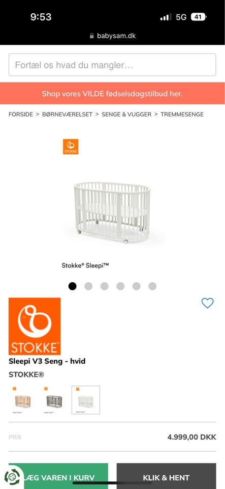 Babyseng, Stokke junoseng