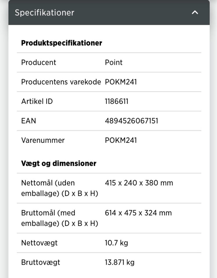 Køkkenmaskine med kødhakker