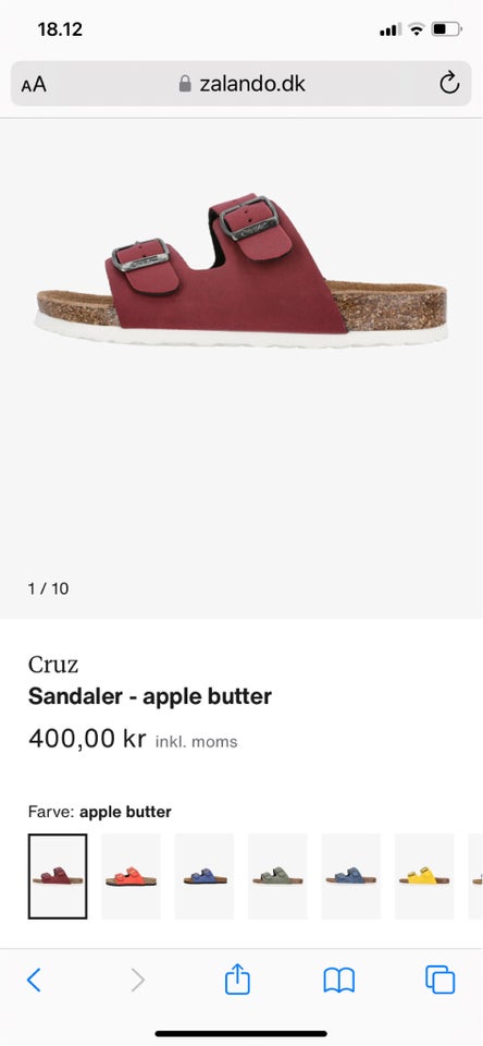 Sandaler str 42 Cruz