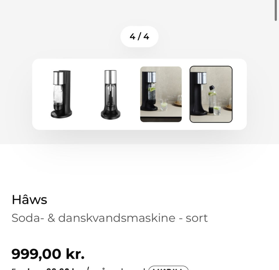 Sodavandsmaskine, Hâws