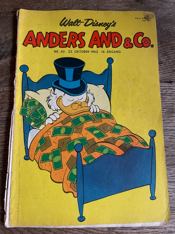 Anders And 1962 nr. 43, Walt Disney,