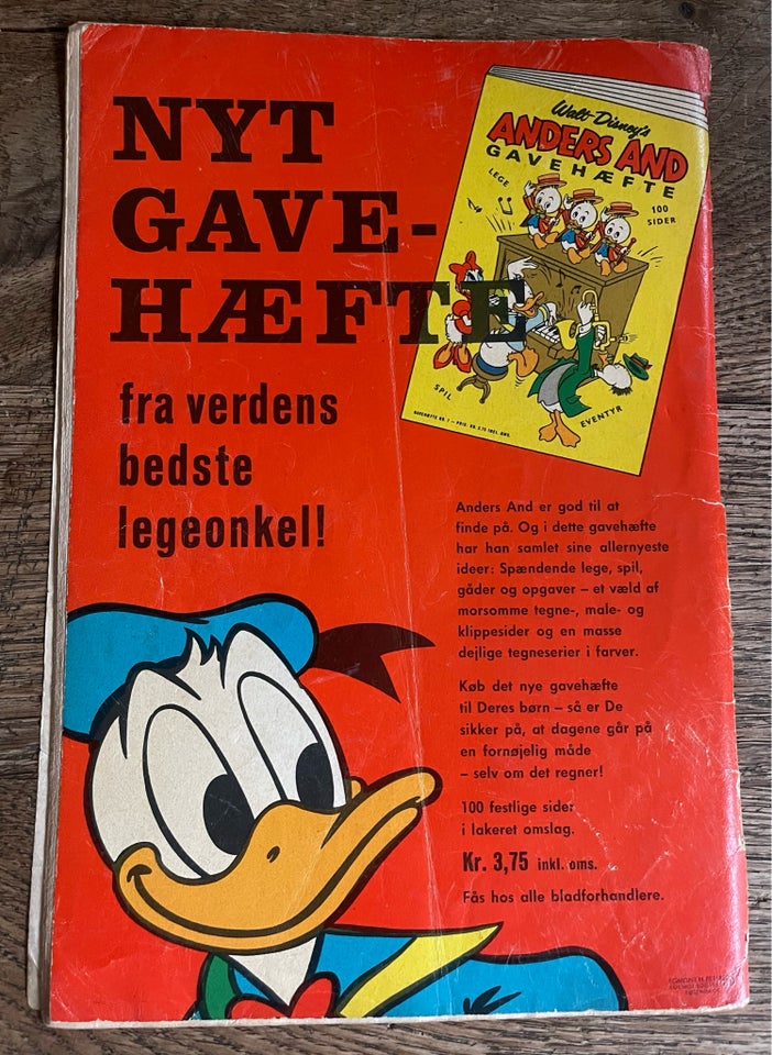 Anders And 1962 nr. 43, Walt Disney,