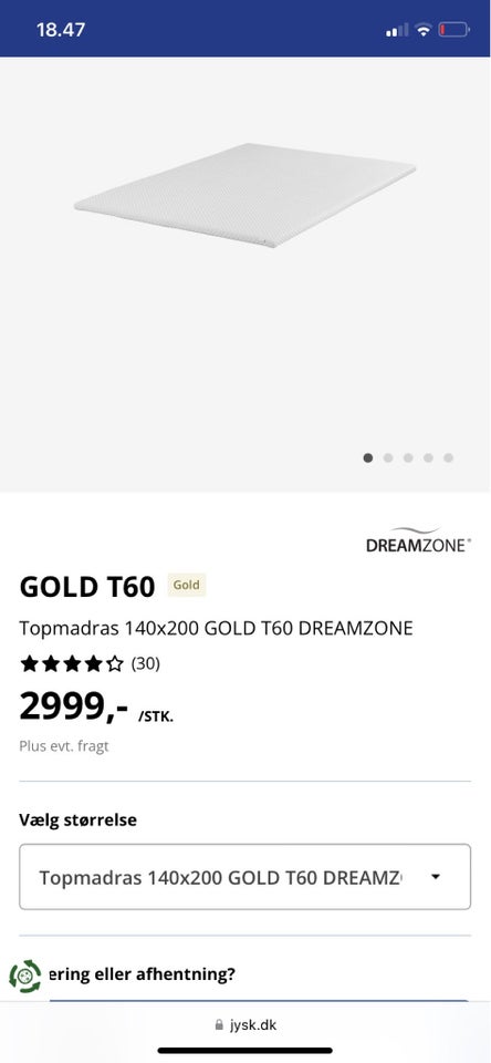 1½ seng Dreamzon b: 140 l: 200